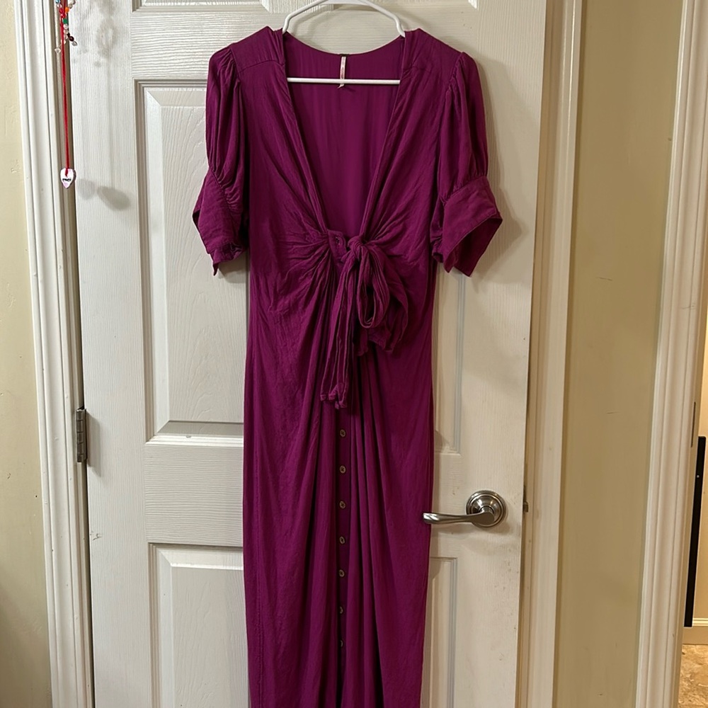 Free People linen dress
